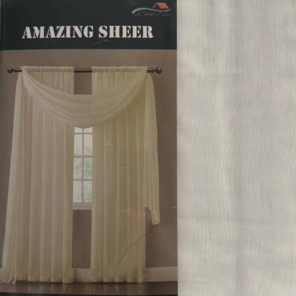 Amazing Sheer White scarf